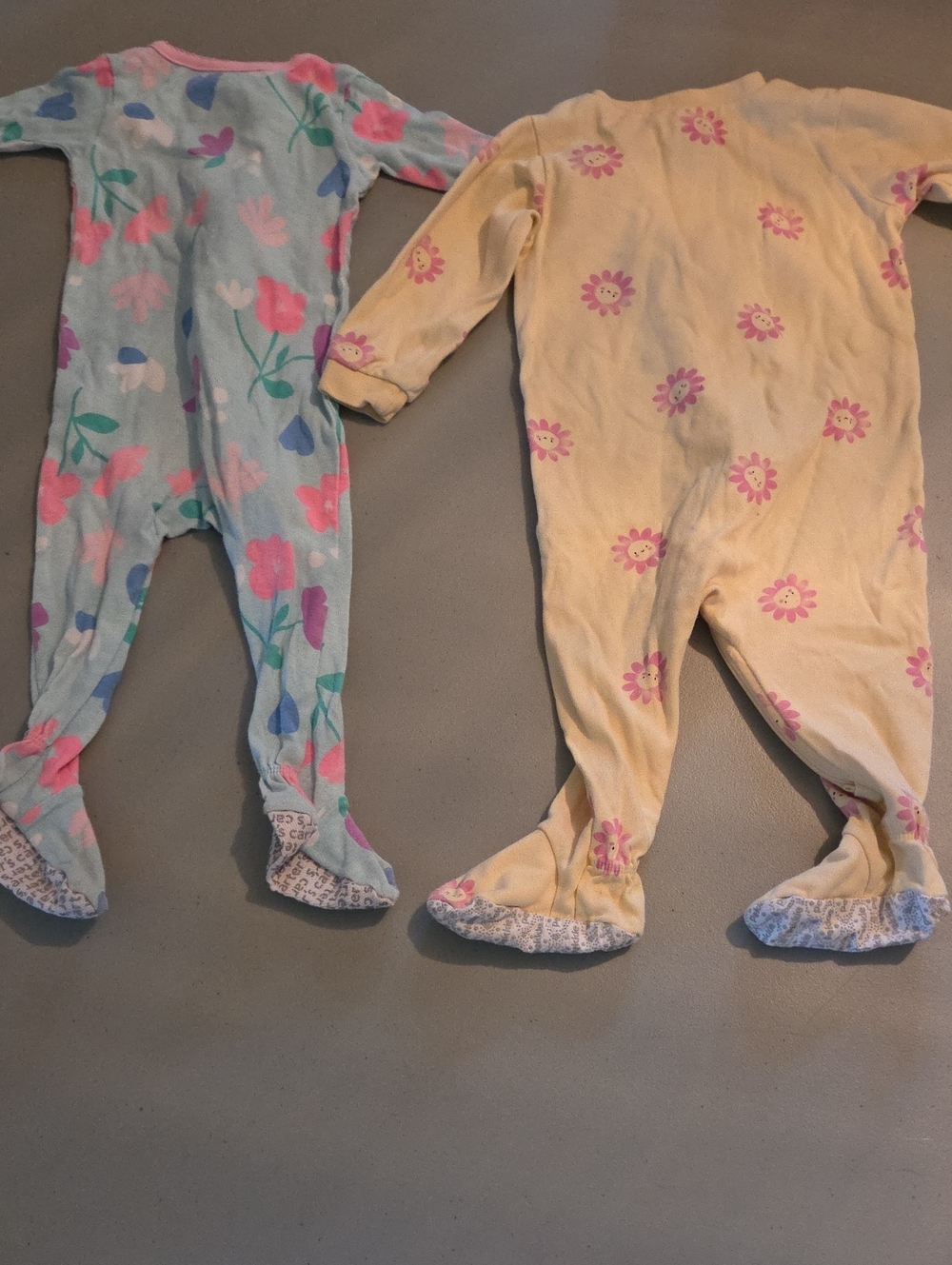 Carters Pekkle Tuffy Baby Pajamas Bundle 12 Months Footed Sleepers 6 Pc Flawed - Picture 15 of 16